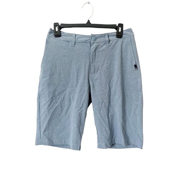 Quiksilver Amphibian Light Blue Dry Flight Water Repellant Shorts 28‎ Inch - Picture 1 of 5